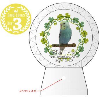 ③天使の花輪