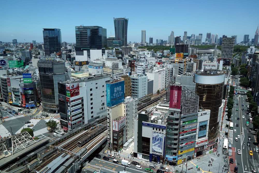 渋谷区の眺め